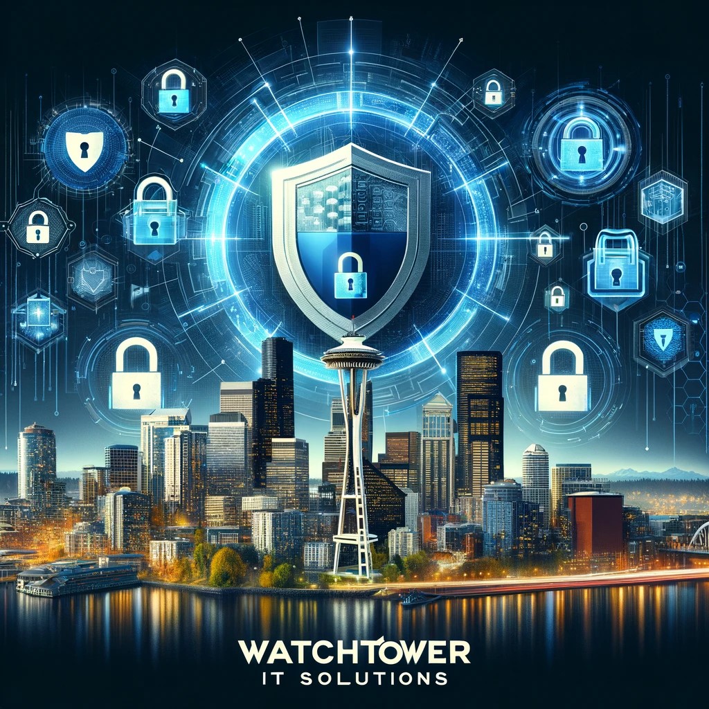 Seattle Cyber Attack Shield. WatchTower IT Solutions is the guardian of digital integrity