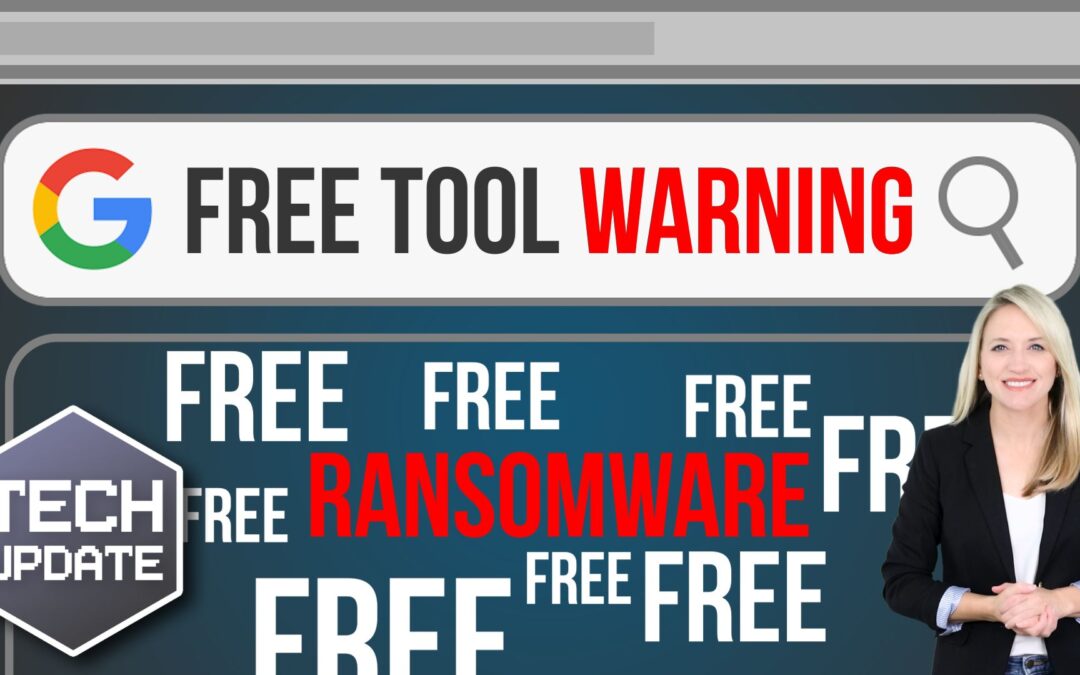 Be careful with free tools. Some secretly install ransomware on your computer.