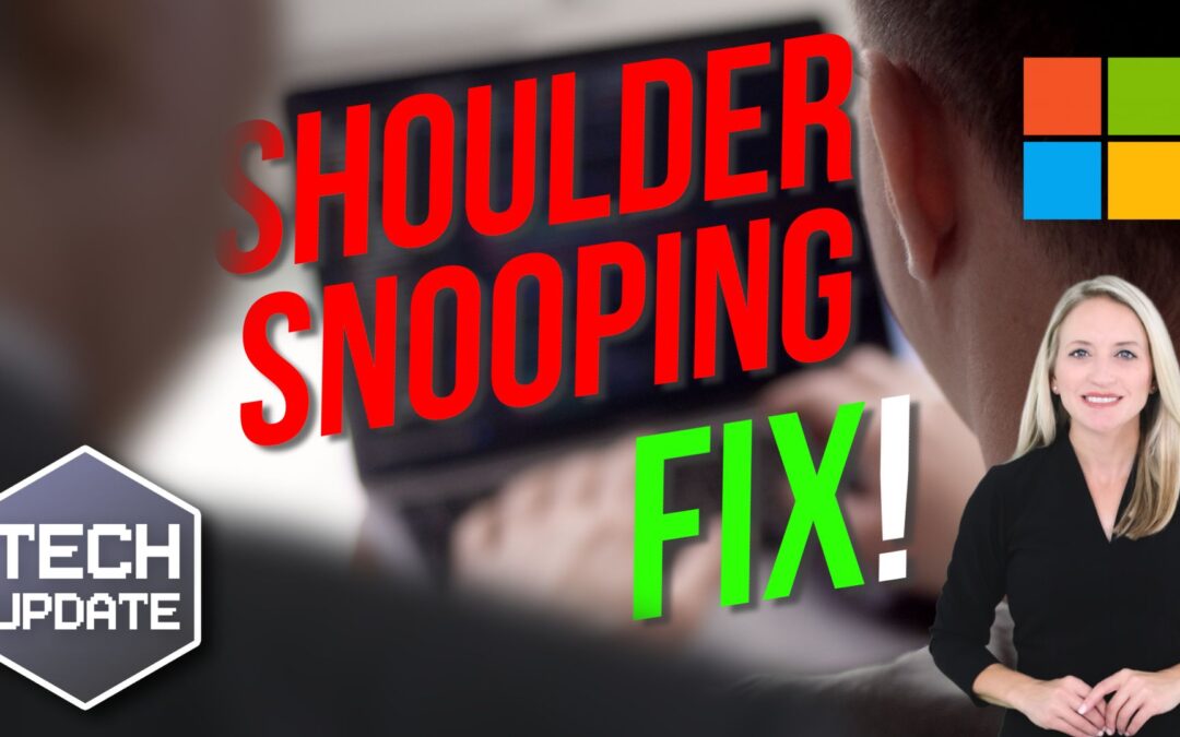 Windows 11 Privacy Feature: Onlooker Detection Warns You of Snooping